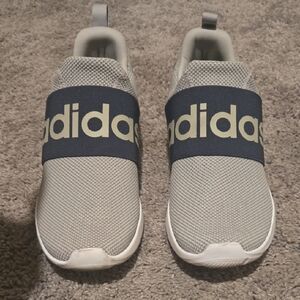 Adidas Men’s Gray & Navy Slip-On Athletic Sneakers Size 10